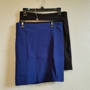 Two Margaret M stitch fix skirts medium petite